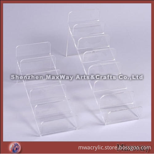 Scalariform clear acrylic/perspex sunglasses holder/display rack